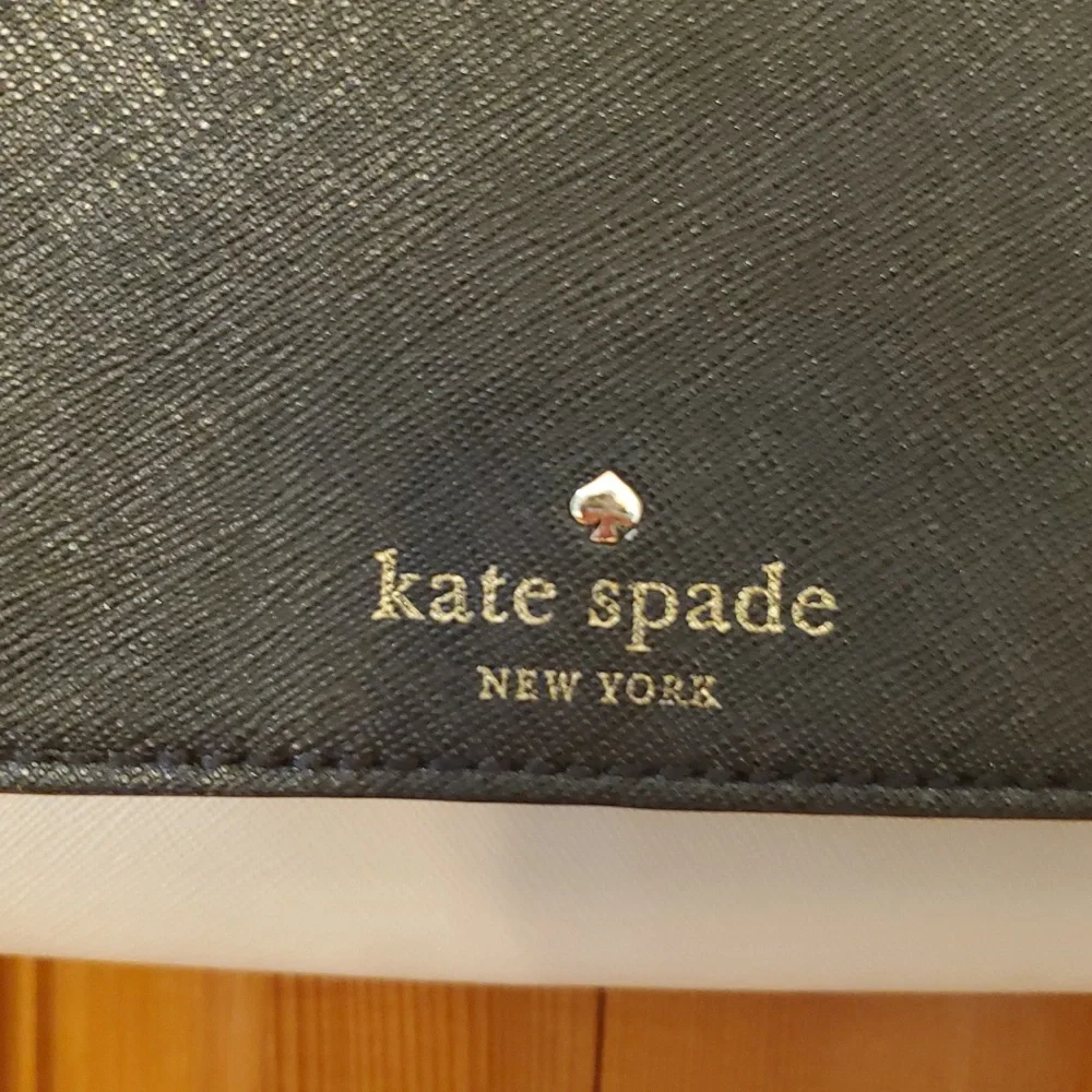Kate Spade New York Saffiano Black‎ and Cream Crossbody Bag